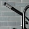 Aqua Vintage AE8100DKL 7-Inch Deck Mount Clawfoot Tub Faucet, Matte Black AE8100DKL - alternate 6